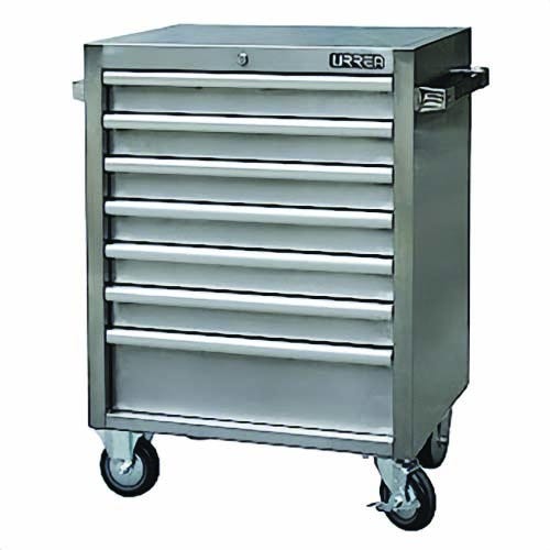 Urrea® H27M7S Roller Cabinet, 27 in, 7 Drawer SS