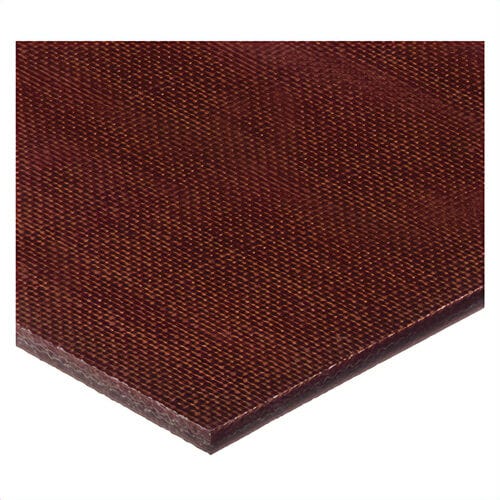 USA Sealing BULK-CS-GLE-57 LE Grade Cotton Based Composite Sheet, Garolite, 6 in L x 6 in W x 1/4 in Thick