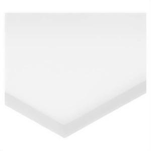 USA Sealing BULK-PS-PE-128 Multi-Purpose Standard Grade Plastic Bar with Plain Backing, HDPE, 24 in L x 1-1/2 in W x 3/8 in Thick, Opaque White