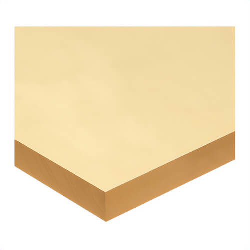 USA Sealing BULK-RS-P60-205 Abrasion-Resistant High Strength Grade Polyurethane Sheet, Polyurethane, 6 in L x 6 in W x 1/16 in Thick, Amber