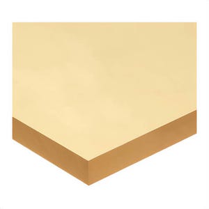 USA Sealing BULK-RS-P60-205 Abrasion-Resistant High Strength Grade Polyurethane Sheet, Polyurethane, 6 in L x 6 in W x 1/16 in Thick, Amber