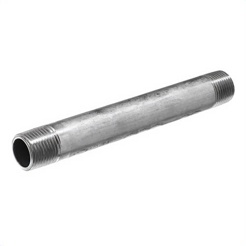 USA Sealing ZUSA-PF-5779 Pipe Nipple, 3/4 in Nominal, MNPT End Style, 6 in L, Aluminum, SCH 40/STD, Seamless, Import