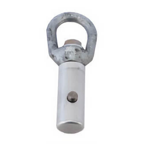 Utility Solutions USIR-002 Blue Stripe® Heavy Duty Ice Roller Pull Ring, Aluminum Roller, 1.75 in dia