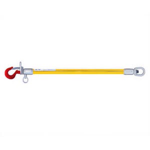 Utility Solutions USLS-006-STOP Blue Stripe® Link Stick with Stick Operable Safety Hook and Swivel Eye, 6 in Fiberglass, 4,000 lb