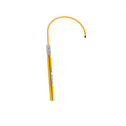 Utility Solutions USRH-008 Blue Stripe® Standard Rescue Hook with Fiberglass Handle, 1.25 in dia Closed, 8 ft
