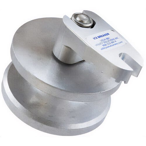 Utility Solutions USSA-IBH Ice Breaker, for use with Ice Removal, Spline End Attachment, Universal, 1.1 in dia