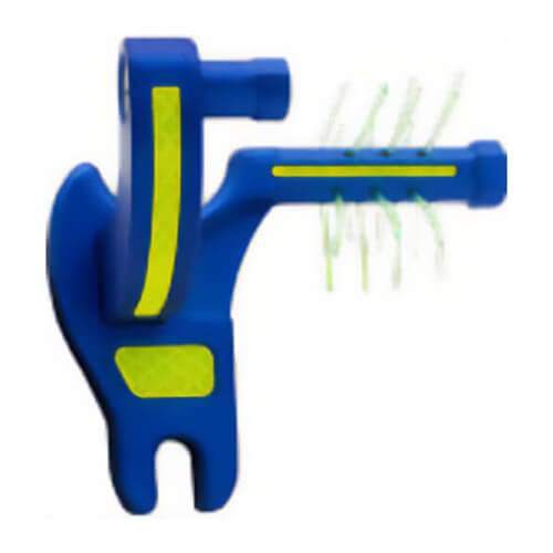 Utility Solutions USSA-QGP-PWR-FFP-F Quick Grab Probe Fuzzy Finger™ Power Probe with Hi-Viz Reflective Tape