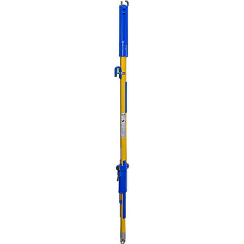 Utility Solutions USSG-006-ERSE Blue Stripe® Shotgun Stick with Spline End, External Rod, 6.5 ft OAL, 6 ft x 7.5 in