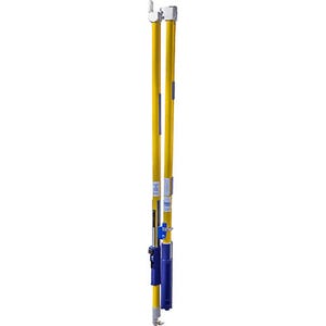 Utility Solutions USSG-F-008-SE Blue Stripe® Folding Shotgun Stick with Spline End, 4 ft x 7 in Close Length, 8 ft x 8 in