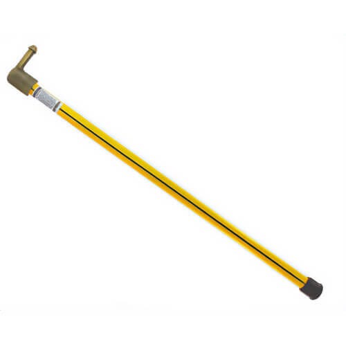 Utility Solutions USSS-012-EC/DH Blue Stripe® Disconnect Head Straight Stick with Rubber End Cap, 1.25 in dia, 12 ft