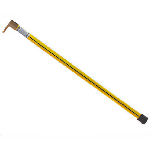 Utility Solutions USSS-008-EC/SH Blue Stripe® Switch Head Straight Stick with Rubber End Cap, 1.25 in dia, 8 ft