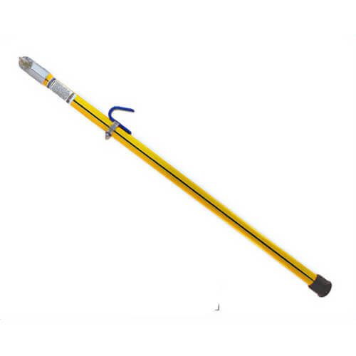 Utility Solutions USSS-008-EC/SE Blue Stripe® Straight Stick with Rubber End Cap and Spline End, 1.25 in dia, 8 ft