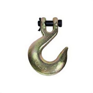 VGD 39031024 Black Eye® Chain Hook with Black Pin, 0.58 in Trade, 5,250 lb Load, 70 Grade, Pin Attachment, Chromate