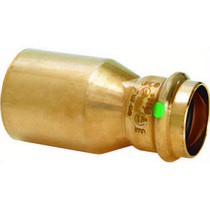 Viega 78097 ProPress® Zero Lead Copper Reducer, 1-1/4 in x 1 in FTG x P