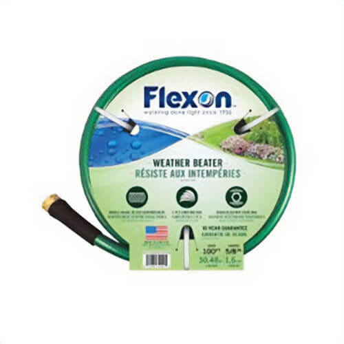 Voltec WB58100 Heavy Duty Weather Beater Hose, 5/8 in Nominal, 100 ft L, Vinyl