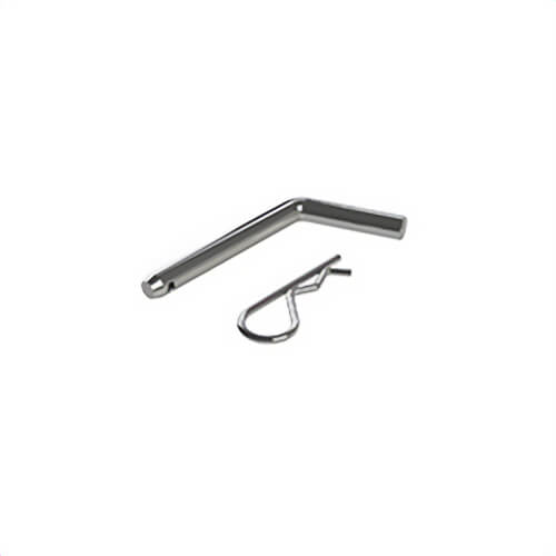 Wallace Forge 2319211 Bent Hitch Pin and Spring Clip Assembly, 5/8 in dia, Zinc Plated