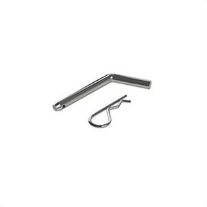 Wallace Forge 2319211 Bent Hitch Pin and Spring Clip Assembly, 5/8 in dia, Zinc Plated