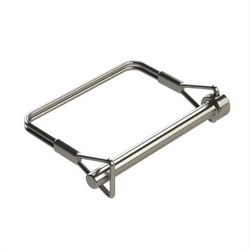 Wallace Forge 2312802 Snapper Pin, 5/16 in Pin, 2-1/4 in, Zinc Plated