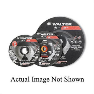 Walter Surface Technologies 08B507 HP COMBOâ„¢ High Performance Depressed Center Wheel, 5 in dia x 1/8 in Thick, 24 Grit