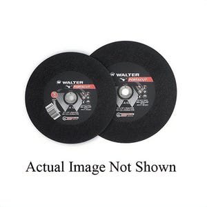 Walter Surface Technologies Portacutâ„¢ 11D143 Cut-Off Wheel, 14 in dia x 1/8 in Thick, 1 in Center Hole, C24 Grit