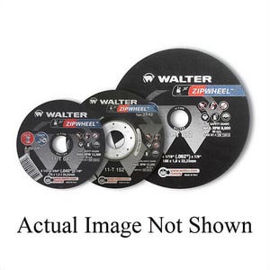 Walter Surface Technologies ZIP Wheelâ„¢ 11T062 High Performance Cut-Off Wheel, 6 in dia x 3/64 in Thick, 7/8 in Center Hole