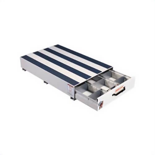 Weather Guard® 308-3 Pack Rat® Heavy Duty Steel Drawer Unit, 9 in H x 39-3/4 in W x 4 ft D, 425 lb Storage, White