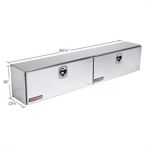 Weather Guard® 390-0-02 Hi-Side Box, Long, 13-1/4 in Overall Width, 90-1/4 in Overall Depth, 16 in Overall Height