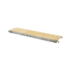 Werner® 5307-19 Aluma-Plank® Series: 5300, 19-1/16 in Platform Width, 7 ft Platform Height, 250 lb, Aluminum Rail/Plywood Deck