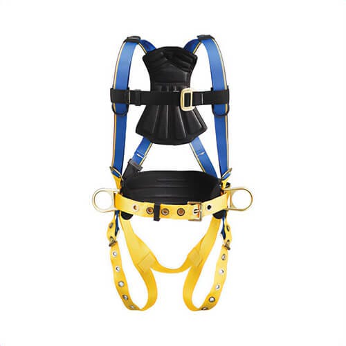 Werner® H232102 Blue Armor 1000™, Medium to Large, 400 lb Load, Polyester Strap, Tongue Leg Strap Buckle