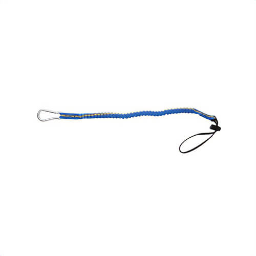 Werner® M400003 Tool Lanyard, Heavy Duty, 30 in Working Length, 50 in Extended Length, 15 lb, Carabiner, Nylon Stretch Webbing