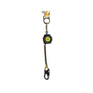 Werner® R330010 Lifeline, Self-Retracting, Series: Max Patrol, 400 lb Load, 10 ft Length, Dyneema®/Polyester with WebAlert™ Line, Black