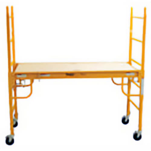 Werner® SRS-72 Rolling Scaffold, 73-3/4 in L x 29-1/2 in W x 74-7/8 in H, 1000 lb Load