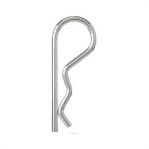 Western Wire 206CLPSPLTDP P-Pack Hitch Pin Clip, 0.177 in dia x 3-1/4 in L, Zinc Plated, Fits Shaft 5/8 to 1 in