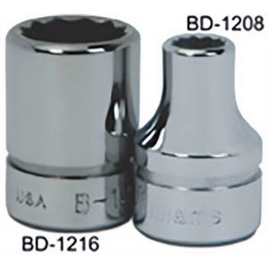 Williams® BD-1218 3/8 in Drive Deep Socket 12 pt 9/16 in