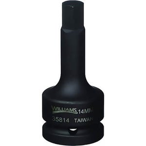 Williams® 35814 3/4Dr Impact Hex Bit Drr, 14 mm