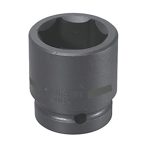Williams® 39650 Supertorque® Standard Socket, Impact Rated, Imperial, 1 in Drive, Shallow Length Socket, 1-9/16 in Socket