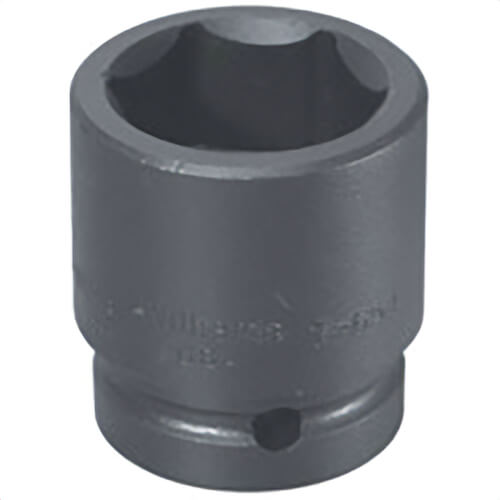 Williams® 39654 Supertorque® Standard Socket, Impact Rated, Imperial, 1 in Drive, Shallow Length Socket, 1-11/16 in Socket
