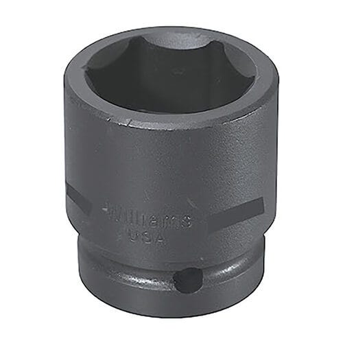 Williams® 39678 Supertorque® Standard Socket, Impact Rated, Imperial, 1 in Drive, Shallow Length Socket, 2-7/16 in Socket