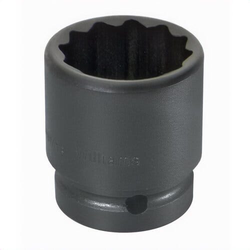 Williams® 39756 Supertorque® Standard Socket, 1 in Square Drive, 1-3/4 in Shallow L Socket