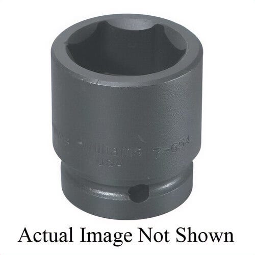 Williams® JHW7-6122 Supertorque® Standard Socket, Impact Rated, Imperial, Square Drive, 1 in Drive, Shallow Length Socket