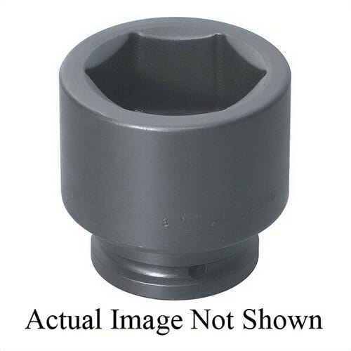 Williams® JHW8-6110 Supertorque® Socket, Impact Rated, Imperial, 1-1/2 in Drive, Shallow Length Socket, 3-7/16 in Socket