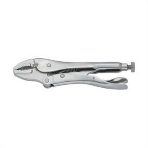 Williams® Locking Plier, 1-Handed Lever, Curved Jaw, Screw Locking, Serrated Jaw Surface, 10 in OAL, Yes Cutter Included