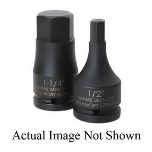 Williams® 38236 1 pc Socket Driver Bit, 3/4 in Square Drive, 1-1/8 in, 3/4 in L Bit