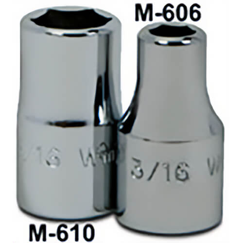 Williams® MD-608 1/4 in Drive 1/4 in Deep Socket 6 pt