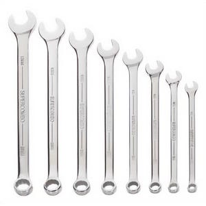 Williams® Combination Wrench Set, Series: SUPERCOMBO®, Metric, 6 to 13 mm, 8 pc, 12-Point, Polished Chrome