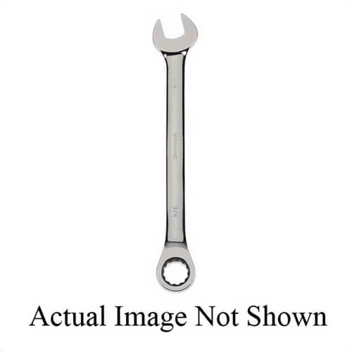 Williams® JHW1218NRC Combination Wrench, Imperial, 9/16 in Wrench Opening, 12 Points, 72 Geared Teeth, 1-1/4 in Open End Width