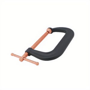 Wilton® 14243 Spark-Duty™ 400P Deep Throat Regular Duty C-Clamp, 3-1/4 in D Throat, 0 to 4-1/4 in Clamping, 3/4 in Screw