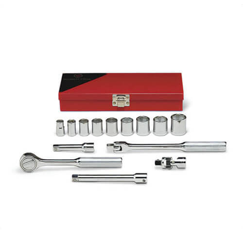 Wright® 335 3/8 in Drive 14 Piece Metal Boxed Set