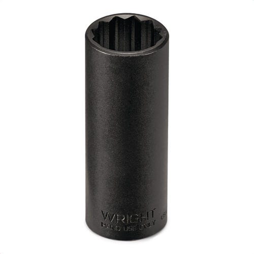 Wright® 33524 Tool 6-Point Deep Black, 3/8 in Drive