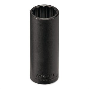 Wright® 33524 Tool 6-Point Deep Black, 3/8 in Drive